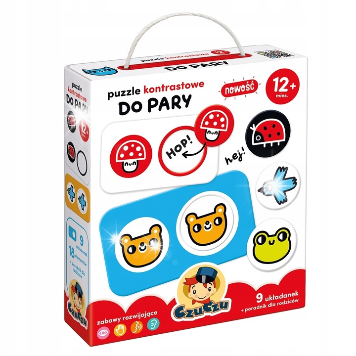 Oktató puzzle, Bright Junior Media, 1 év+, 30x30cm