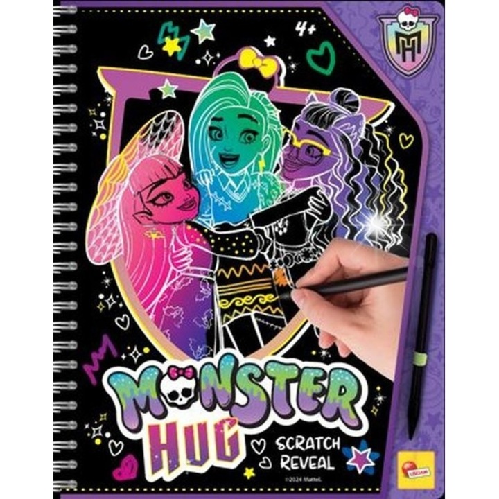 Set creativ Lisciani, caiet de schite, 44 pagini, efecte coloristice, multicolor