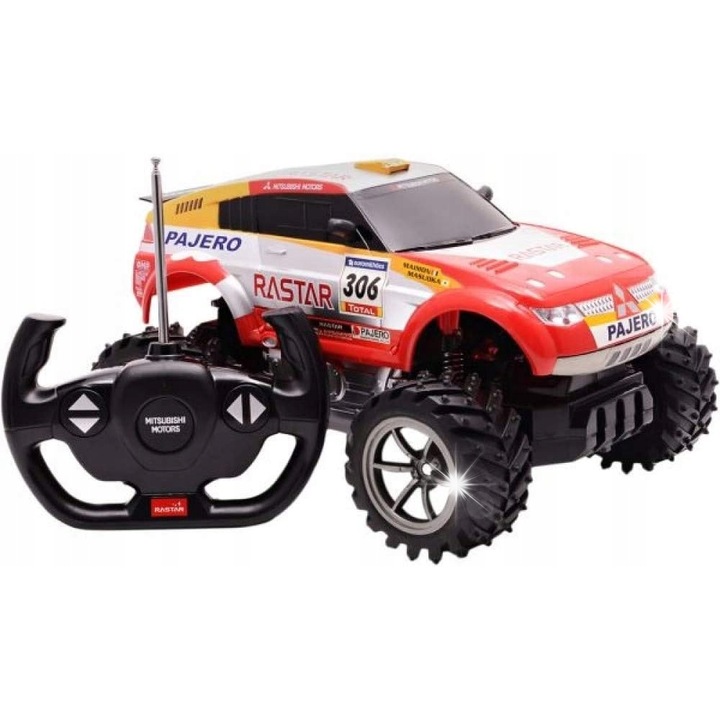 Masinuta R/C Pajero 1:18, Ciuciubabka, 217x378mm, 6+ éves gyerekeknek