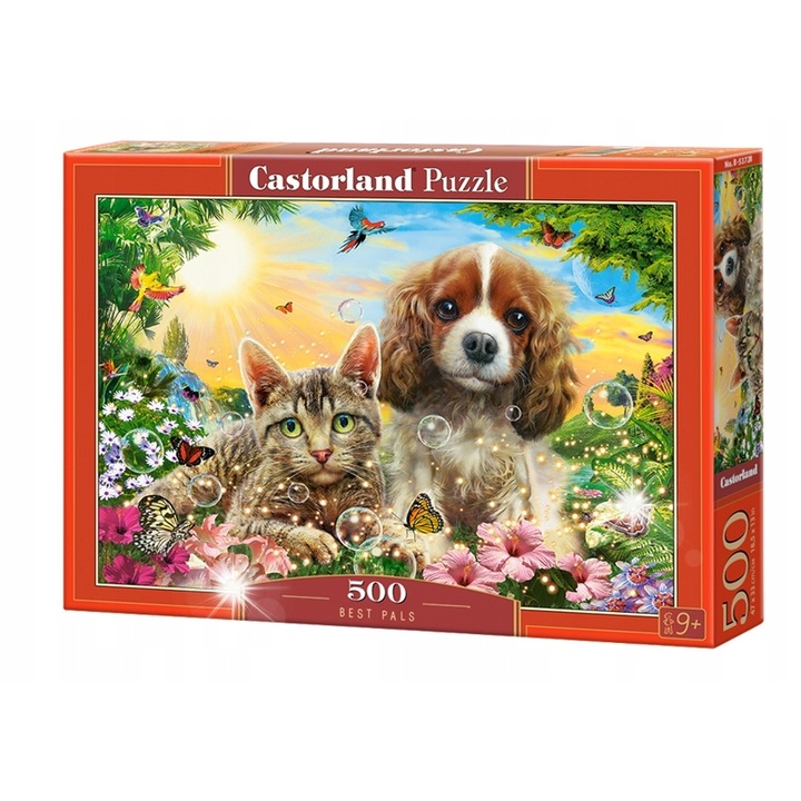 Пъзел 500 елемента Castorland, 47x33см, цветен, за възрастни и деца, креативен комплект