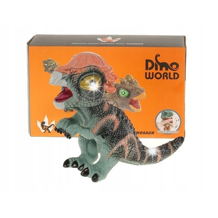 Puha gumi dinoszaurusz figura hanggal, ADAR, 142x235mm, gyermekeknek 3+