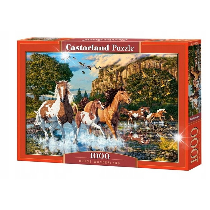 Пъзел Castorland 1000 елемента, Пауни, 68x47см