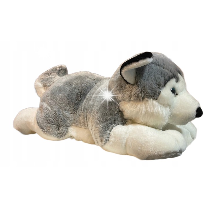 Плюшена играчка Хъски 62см, комплект, високо качество, мека, за деца