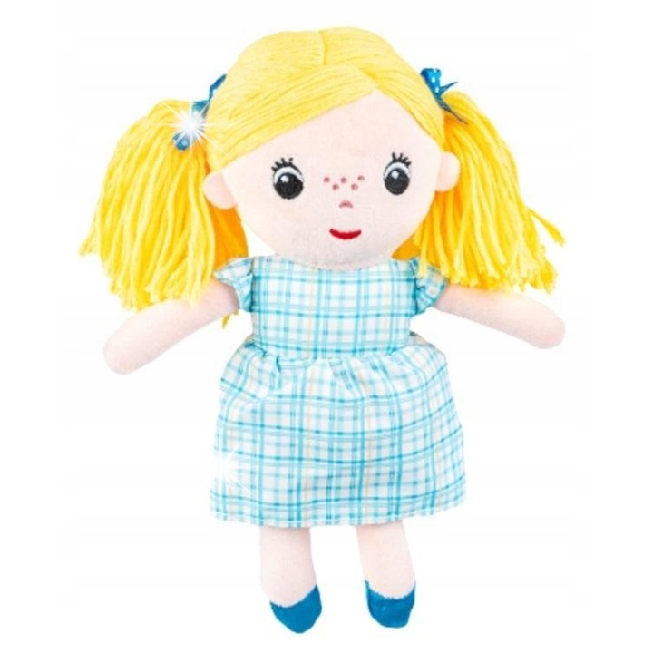 Balibazoo plüssbaba, Janka, rózsaszín, 30x15cm, újszülött kortól