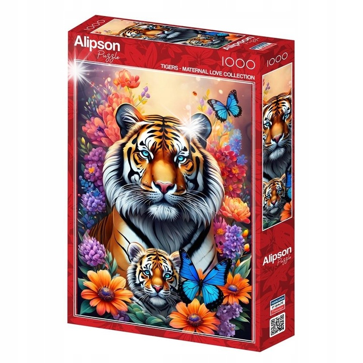 Puzzle 1000 darabos, Tigris, 69x48cm, fiataloknak