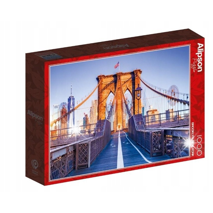 Puzzle Alipson, 1000 darabos készlet, 68x48cm, többszínű