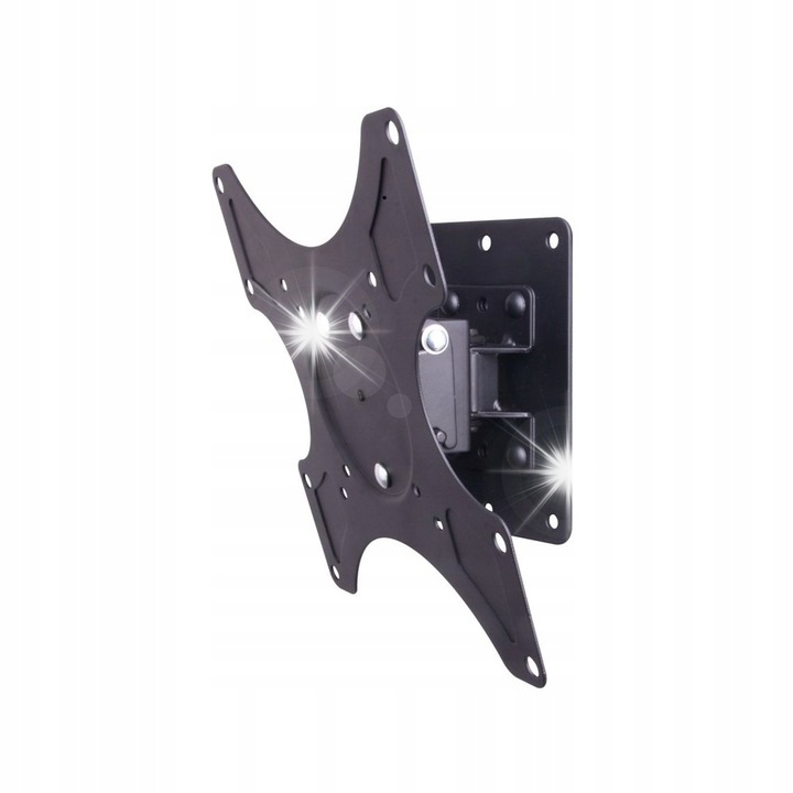 Стойка за телевизор Techly ICA-LCD 2900B, за монитори 19-37 инча, VESA 75x75, 100x100, 200x100, 200x200, черна, 25 кг