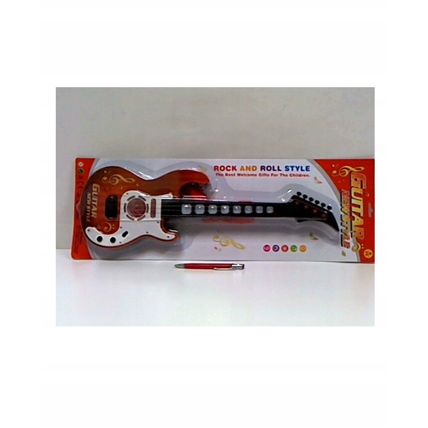 Chitara muzicala pentru copii, Pegaz Toys, 64x22x3cm, set de