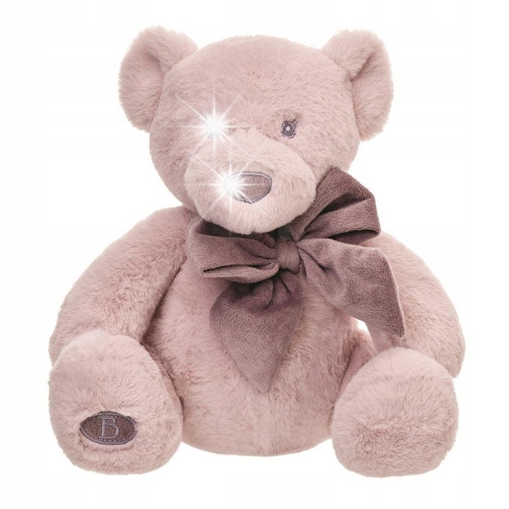 Розово мече, Beppe, 26 см, плюшена играчка, идеална за сън и игра