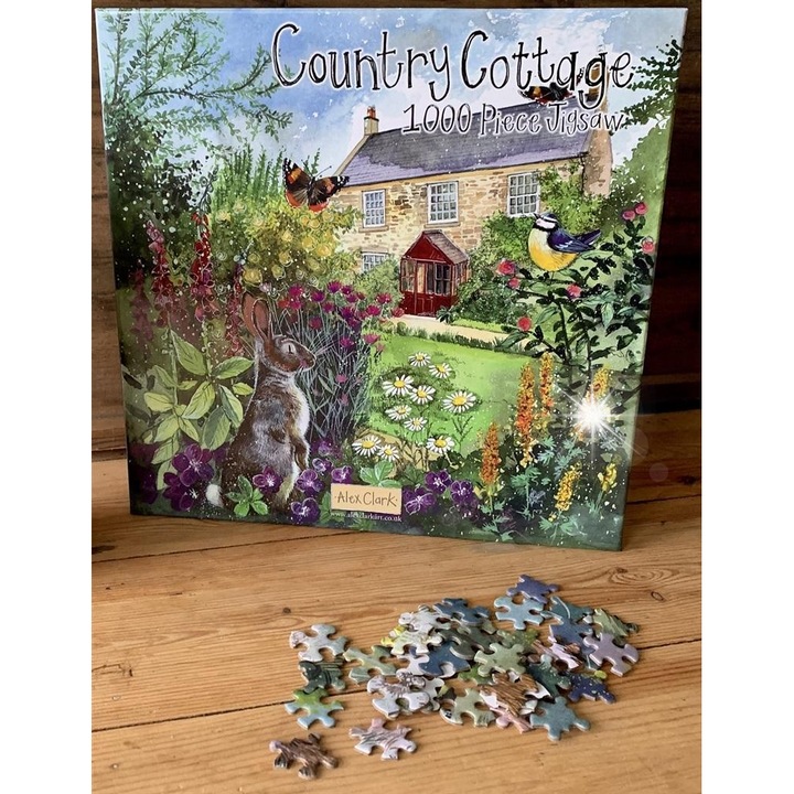 Puzzle 1000 darabos, Alex Clark, FALUSI HÁZ modell, 61x61cm, felnőtteknek és 13 év feletti gyermekeknek