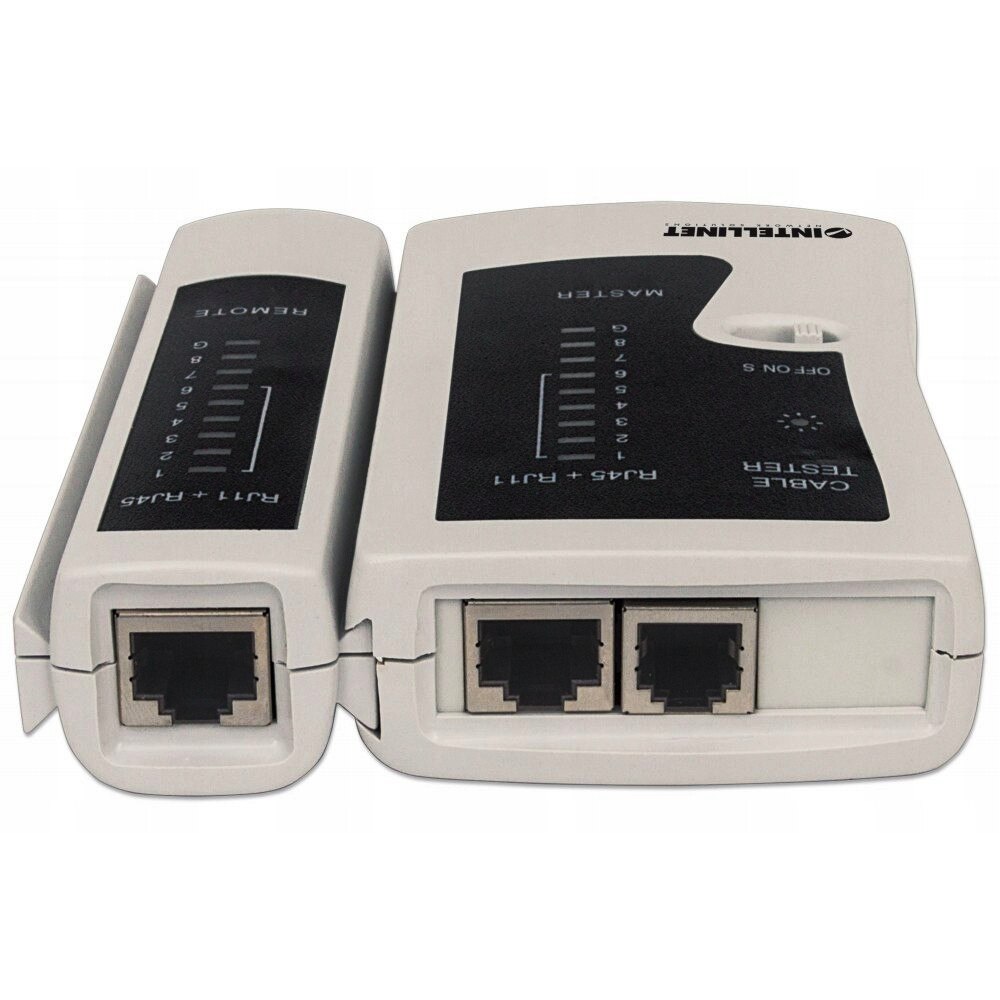 Тестер за кабели, RJ45/RJ12/RJ11 PROLAN, за кабели cat5e/cat6 ...