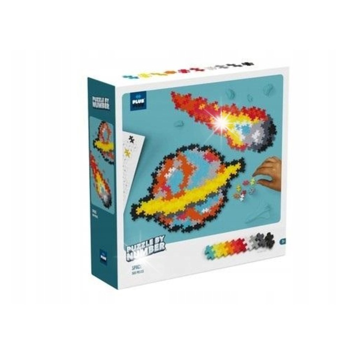 Конструктор Plus-Plus, 500 части, ярки цветове, образователен