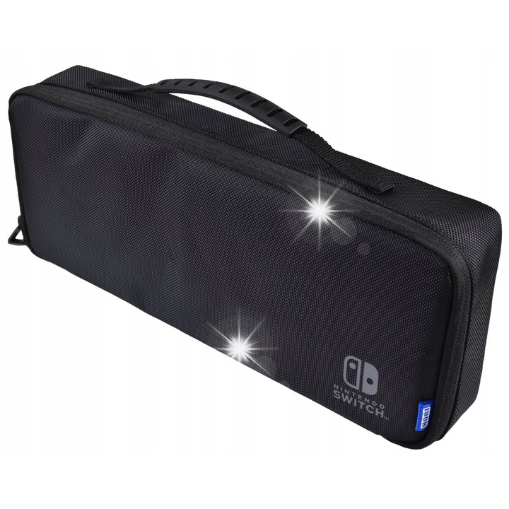 Etui Cargo Pouch Nintendo Switchhez, 25x60x17cm, fekete, 10 játék és töltőkábel tárolására alkalmas