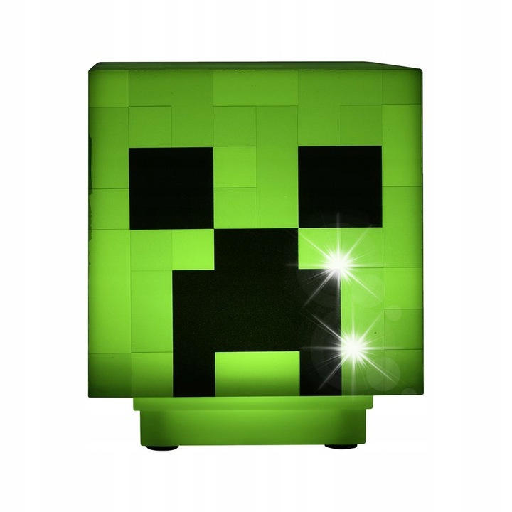 Нощна лампа Minecraft Creeper, Paladone, 11 см, характерен звук