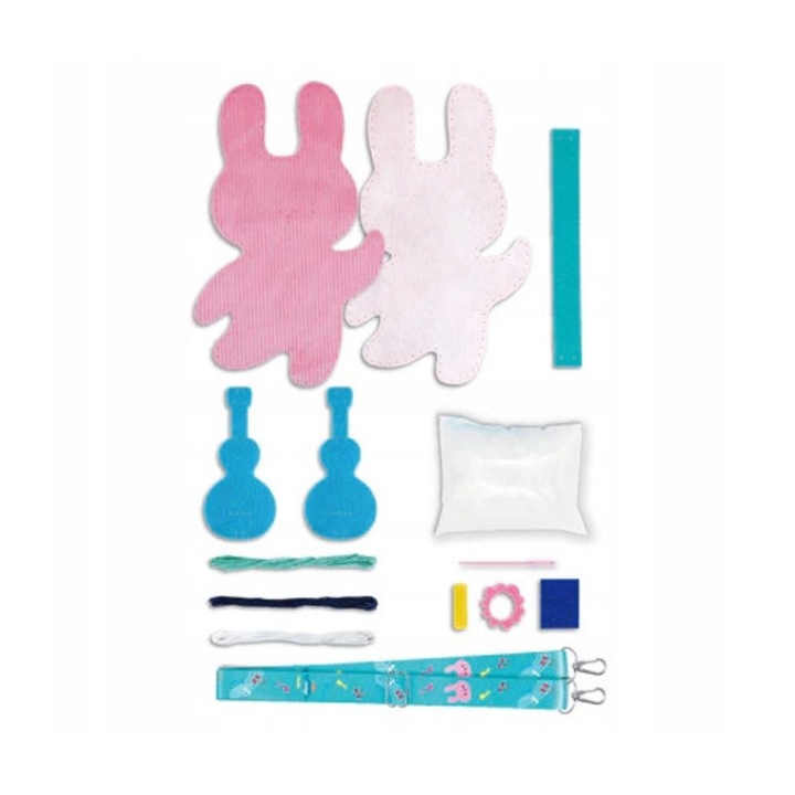 Set creativ pentru copii, masca de iepure de cusut, 17,5x29cm, Avenir