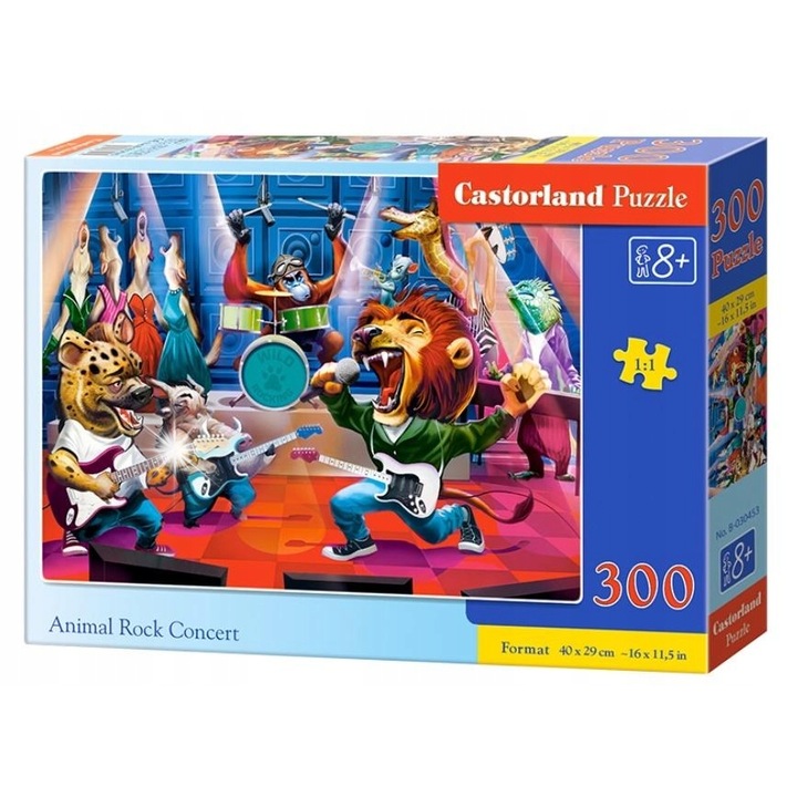Пъзел 300 елемента, Castorland, Рок концерт, 40x29см, творческа игра