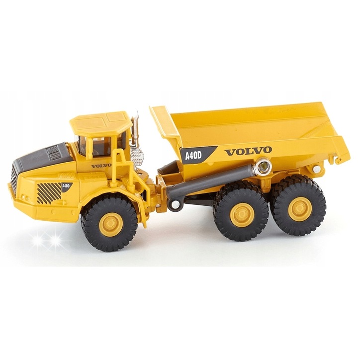 Basculanta Volvo, Siku, metal si plastic, 1:87, roti din cauciuc, pentru copii