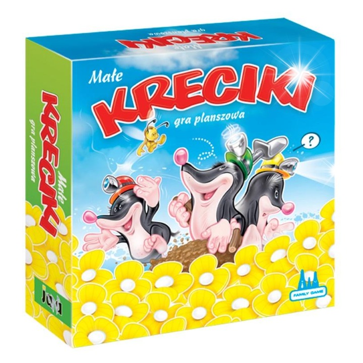 Társasjáték, MALE KRECIKI, 2-4 játékos részére, többszínű, 30x30cm