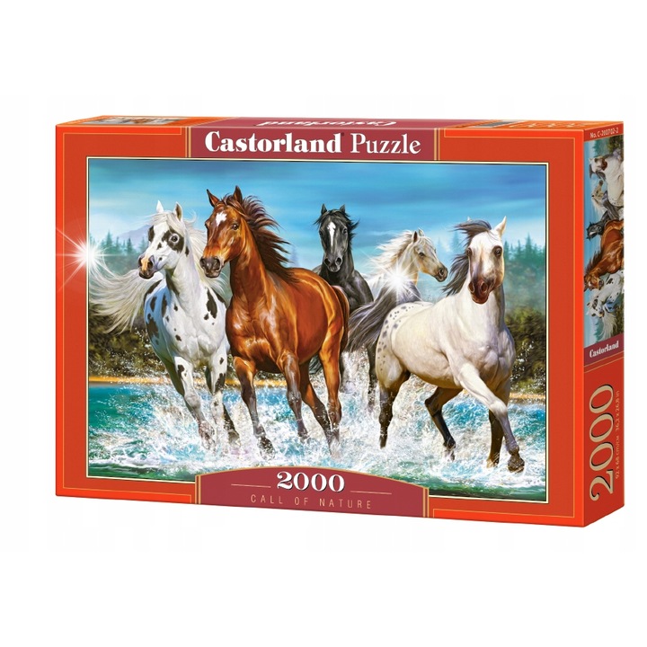 Пъзел Castorland, Зовът на природата, 2000 части, 92x68см, комплект