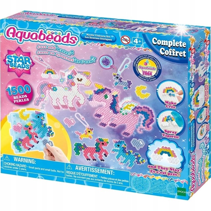 EPOCH Занаятчийски комплект, 1500 мъниста за ключодържатели, многоцветен