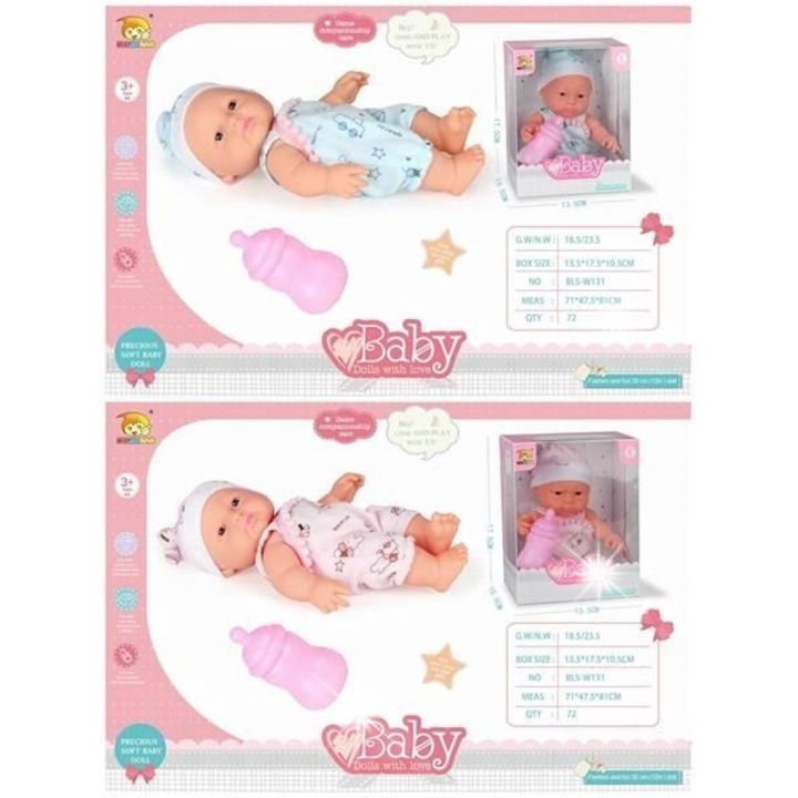 Комплект образователни кукли, 17,5x13,5x10,5см, многоцветни