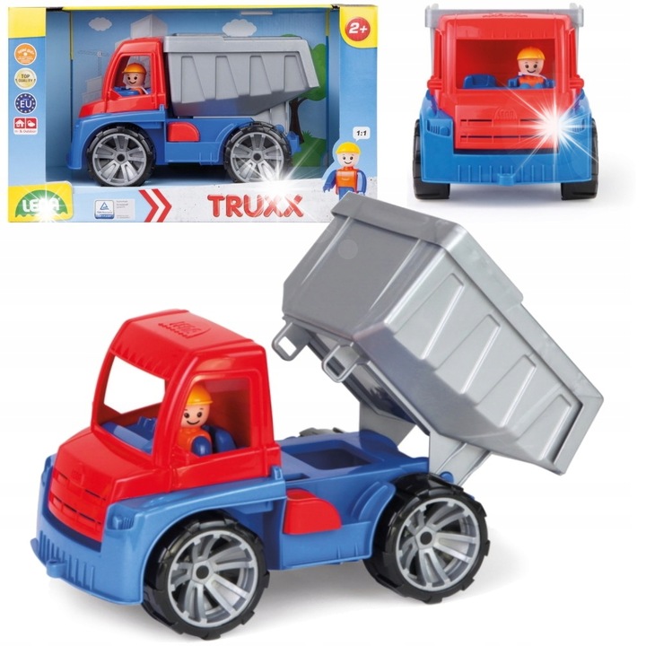 Utilaj de constructie de jucarie, Lena, camion basculanta, 27cm, colorat