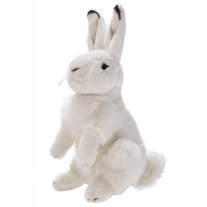 Плюшена играчка Beppe, зайче, бяло, 25см