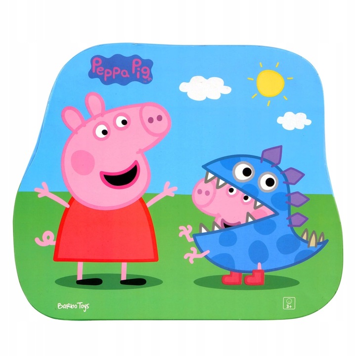 Puzzle 20 Elemente PEPPA PIG, Barbo Toys, 8x8cm