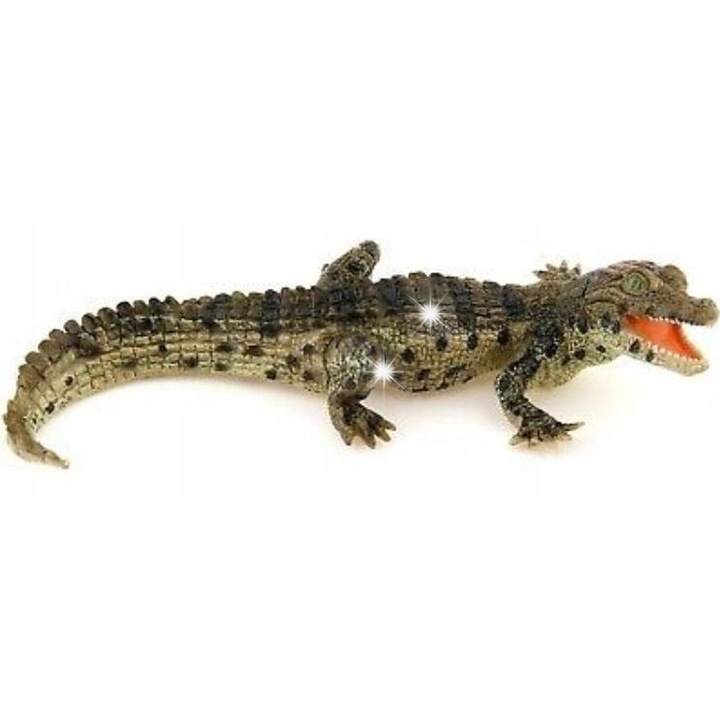 Фигурка млад крокодил, Papo, реалистични детайли, 10x15см