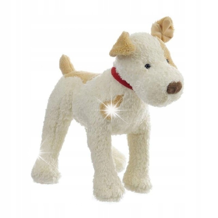 Плюш, Egmont Toys, териер Елиът, мек, с червена каишка, 30см