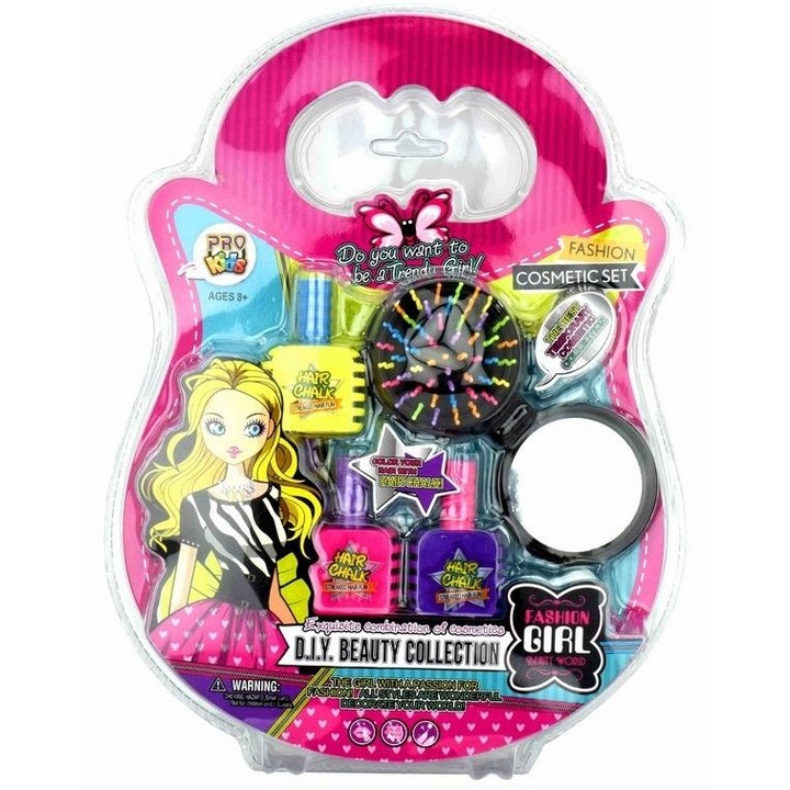 Kozmetikai készlet lányoknak, Pro Kids, többszínű
