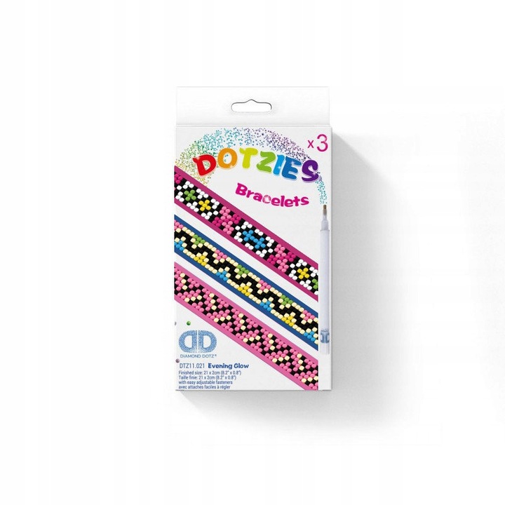Set de artizanat, pentru realizare bratari, multicolor
