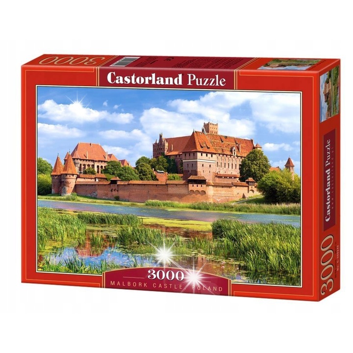 Пъзел Castorland 3000 елемента Замъкът Малборк, 92x68см