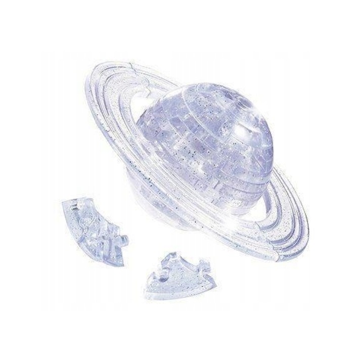 Puzzle 3D szett, Szaturnusz bolygó, 40 elem, színes