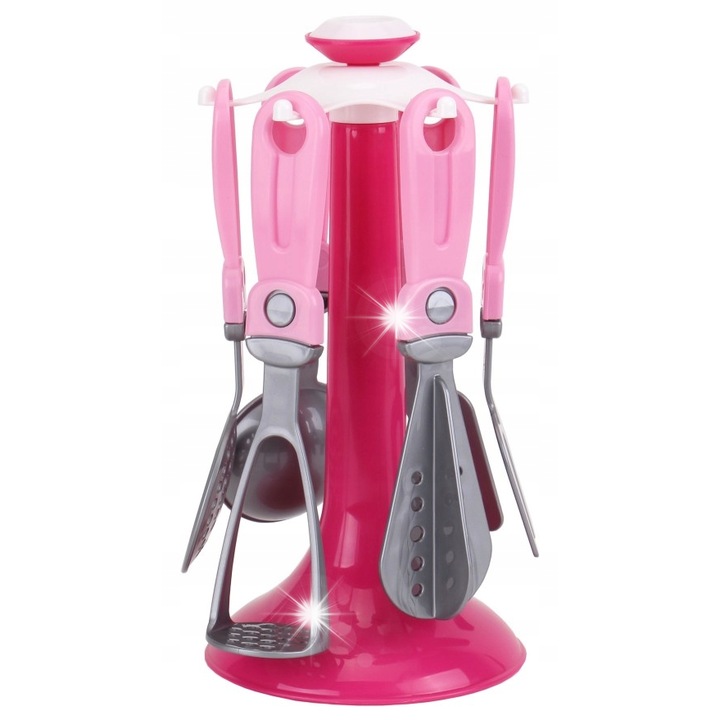 Technok, 6 kiegészítős, színes, 3 év feletti gyermekeknek való konyhai eszköz készlet