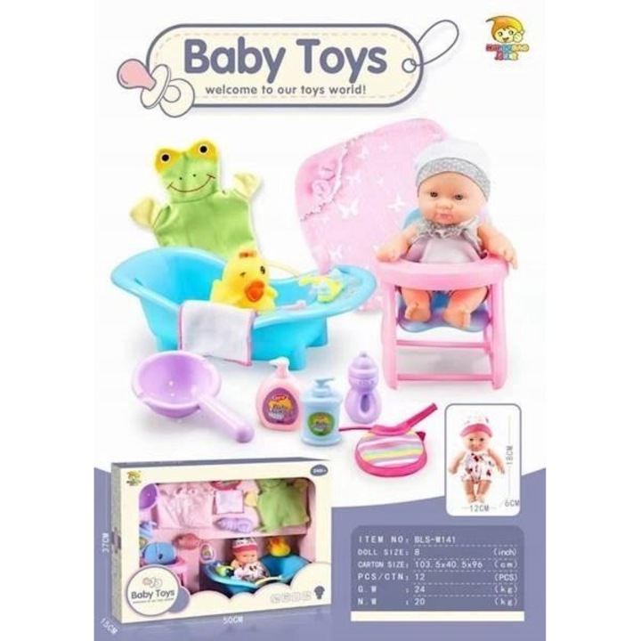 Set papusi BLS-W104, clasica, multicolor, 30x45cm