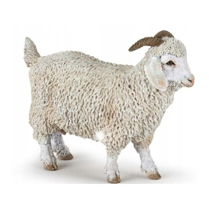 Фигурка Papo Ангорска коза, реалистични детайли, 10x15см, многоцветна