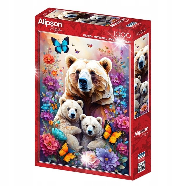 Puzzle oktatókészlet 1000 darabos, 69x48 cm, anyai szeretet kép