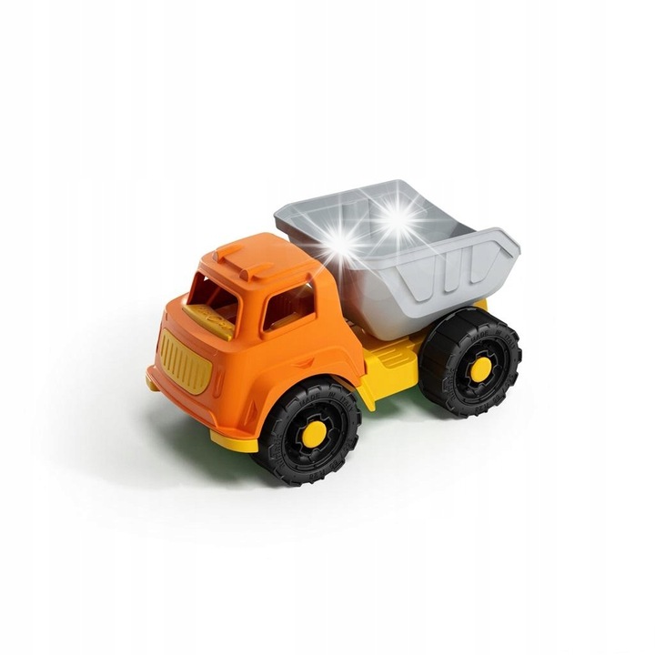 Mini camion de jucarie, design modern, reciclabil, 4 roti, multicolor