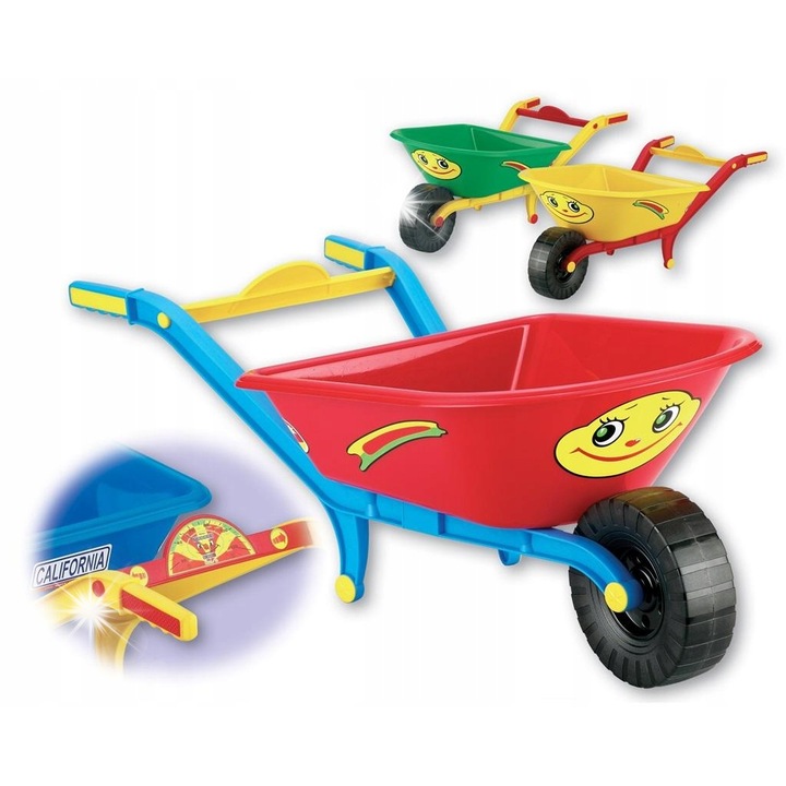 Kerti játékkészlet, talicska, többszínű, Marek