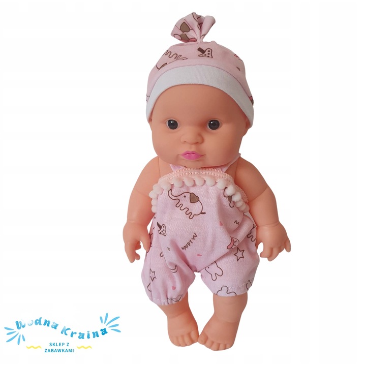 Gyermekbaba, Maksik, 63021 modell, rózsaszín, 30x45cm