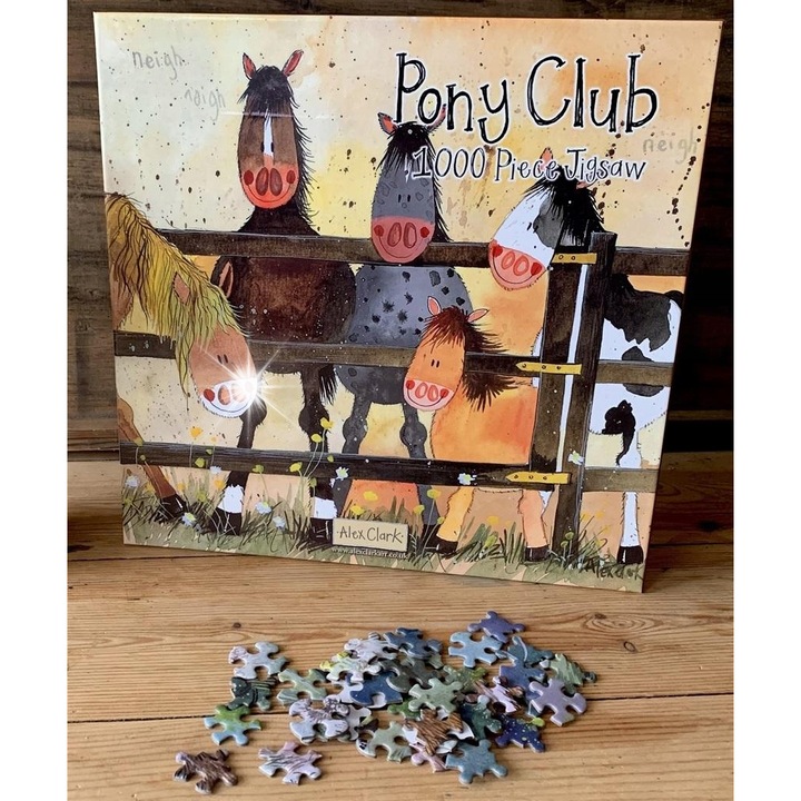 Puzzle készlet 1000 darab, Alex Clark, Relaxáló építés, 61x61cm, Szín: Többszínű