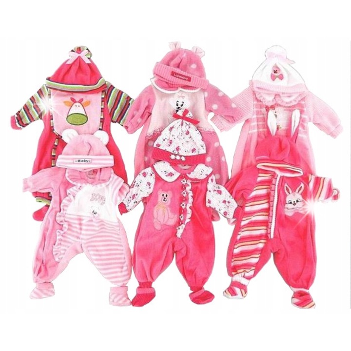 Krasnal babaruha szett, pizsama sapkával és zoknival, 35-45cm