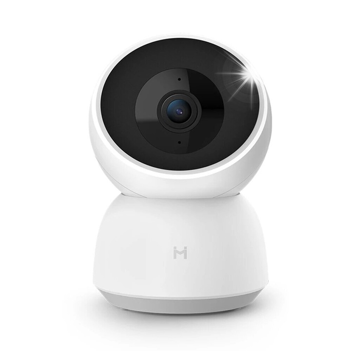 Камера за наблюдение IMILAB PTZ, Full HD 1080p резолюция, WiFi, бяла, 76x76x112 мм