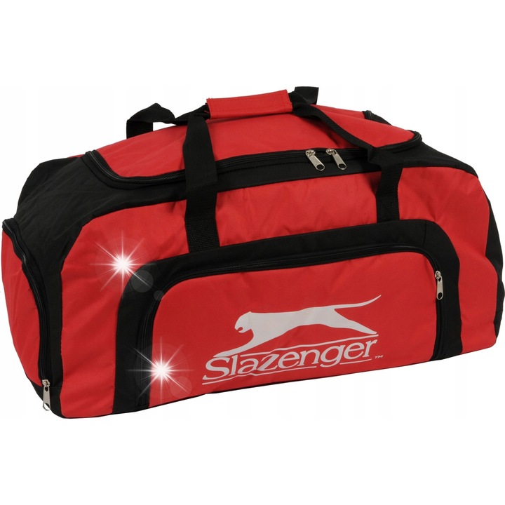 Slazenger 50L utazótáska, piros, méretei 61x28,5x30cm, 3 rekesz