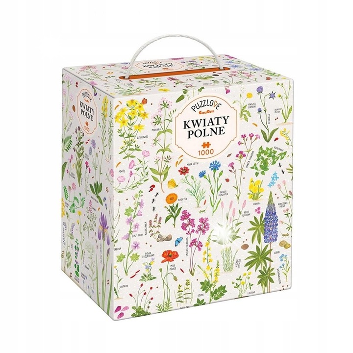 Puzzle 1000 darabos, Bright Junior Media, Mezei virágok, 68x48cm, szett