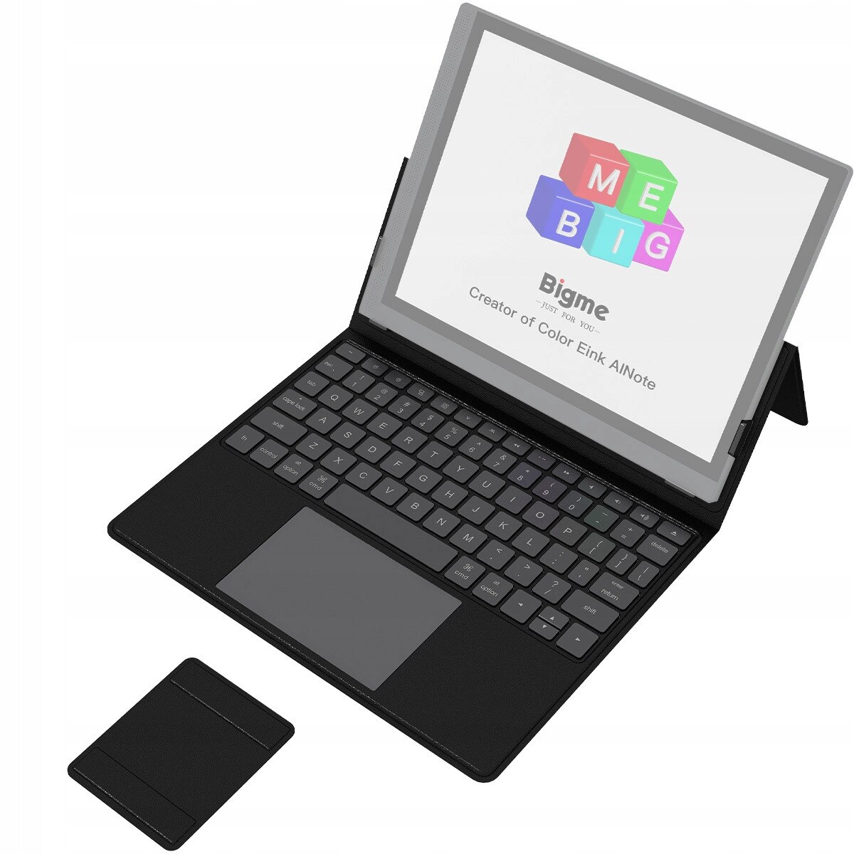 Etui cu tastatura pentru tableta Bigme B1051, negru, cu suport ajustabil