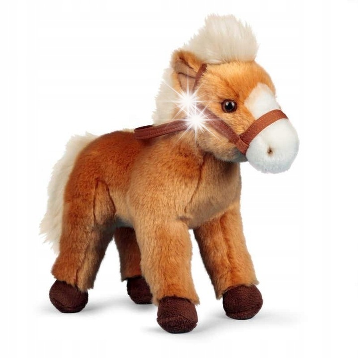 Jucarie de plus, Konik, detalii realiste, multicolor, 30x25cm