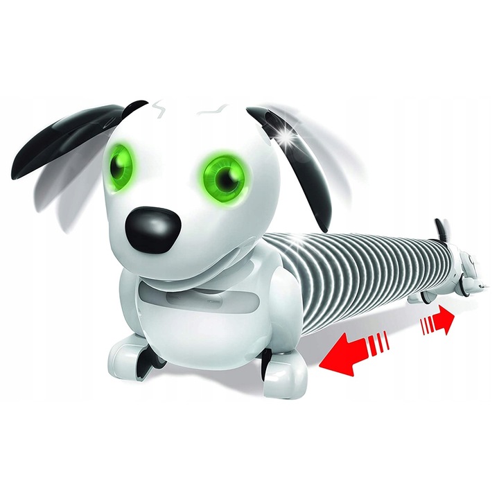Интерактивен робот Silverlit, модел Dackel, управление с жестове, тъч сензор, 26 см, комплект с пилот