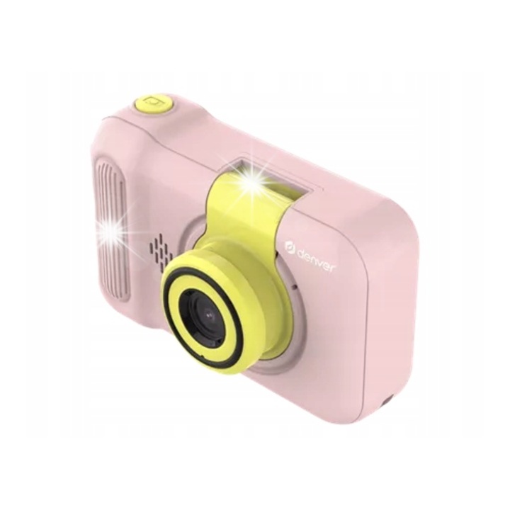 Детски цифров фотоапарат Denver KCA-1351RO, 2" LCD, 40MP, розов